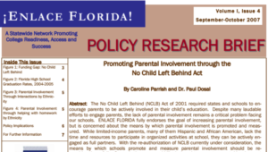 Promoting Parental Involvement through No Child Left Behind