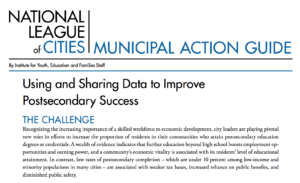 Using and Sharing Data to Improve Postsecondary Success