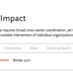 collective impact - stanford social innovation
