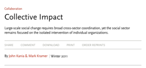 collective impact - stanford social innovation