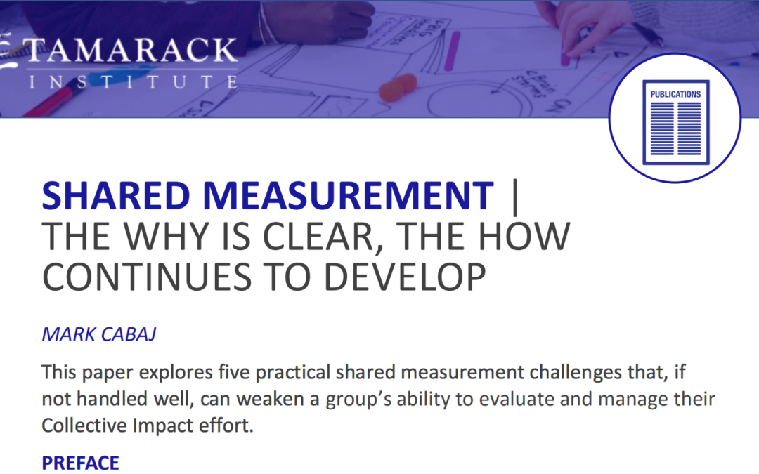 Shared Measurement: The Why Is Clear
