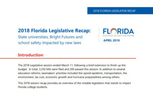 2018 Florida Legislative Recap