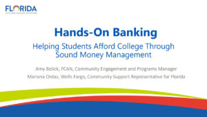 Hands on Banking: Helping Students Afford College Through Sound Money Management