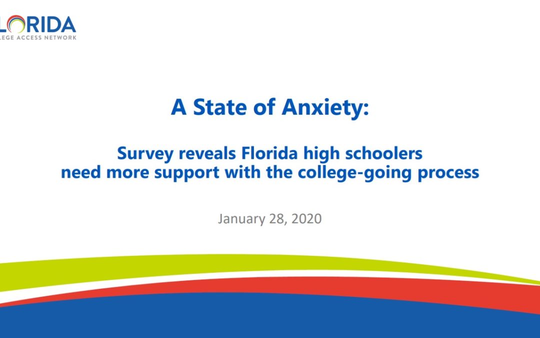 A State of Anxiety: Survey Reveals High Schoolers Need More Support with the College-Going Process